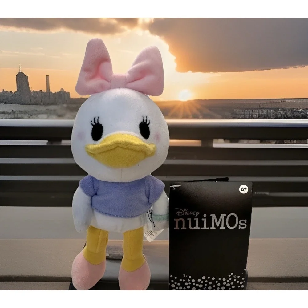 Disney Daisy Duck nuiMOs Plush Poseable Doll Pink Bow Disney Parks NWT